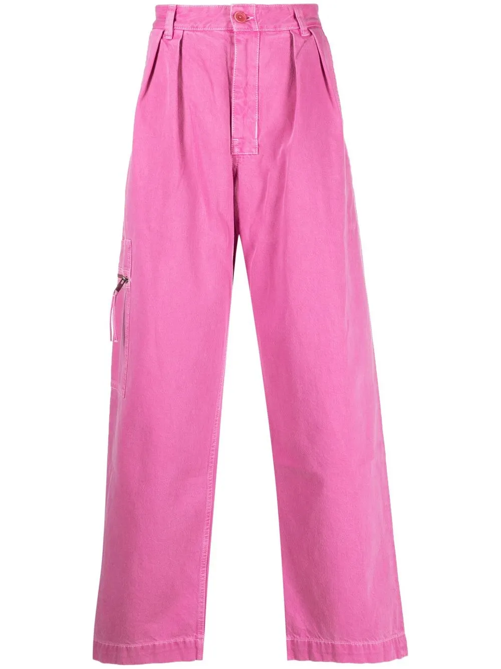 

Jacquemus wide-leg cargo trousers - Rosado
