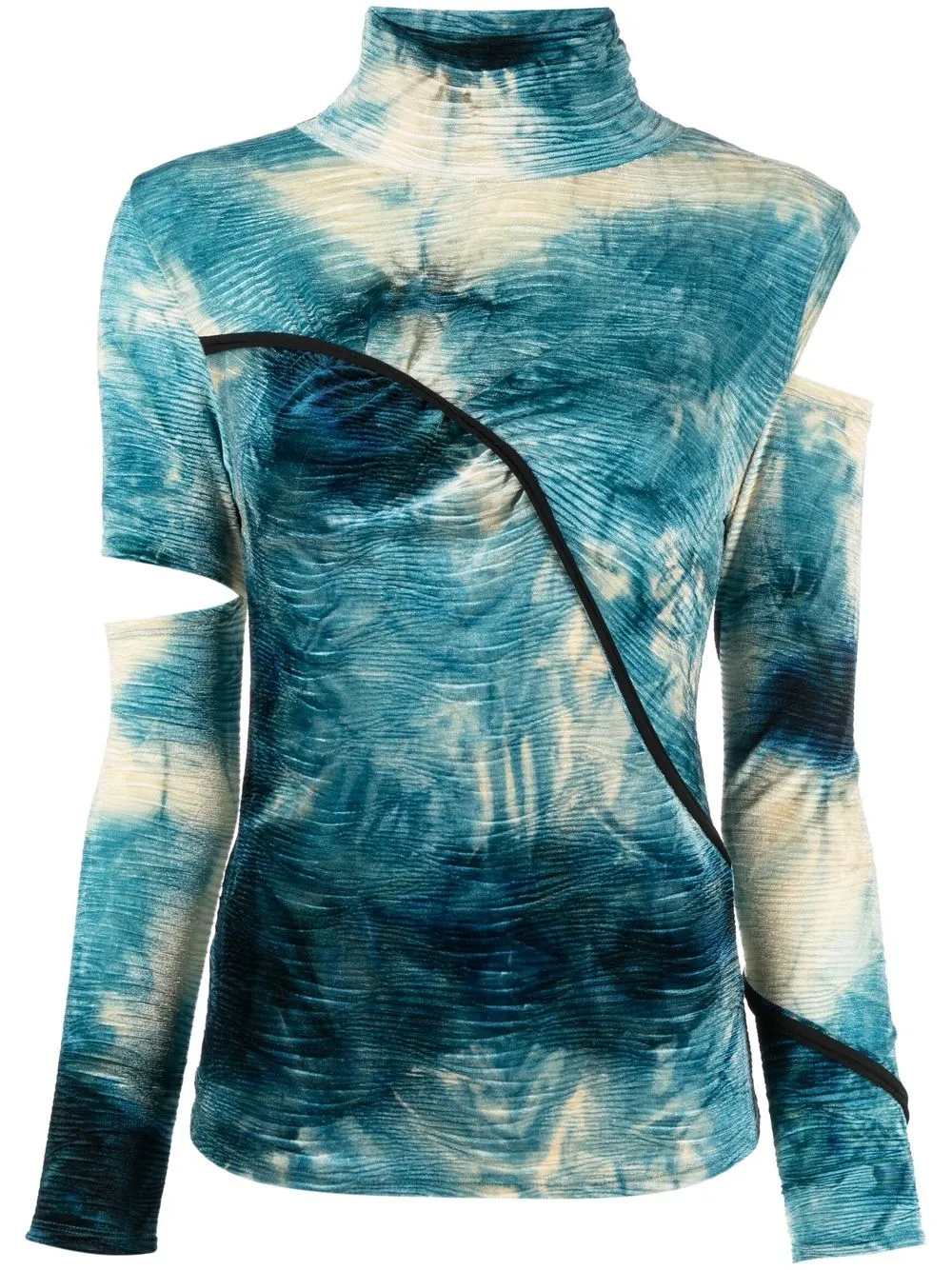 

Andersson Bell tie dye-print knitted top - Blue