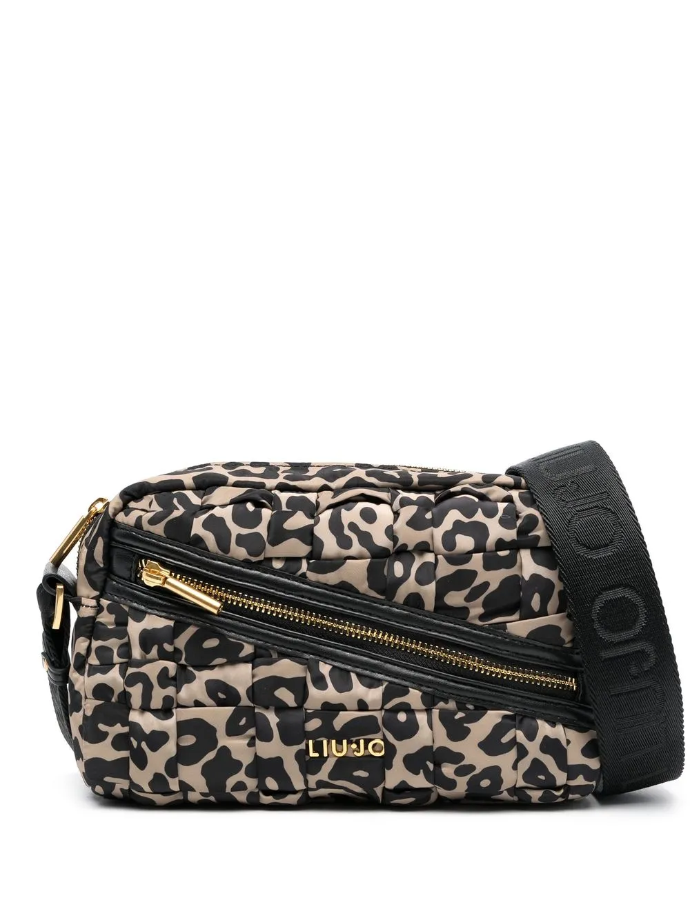

LIU JO leopard-print crossbody bag - Black