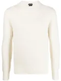 TOM FORD crew-neck wool jumper - White