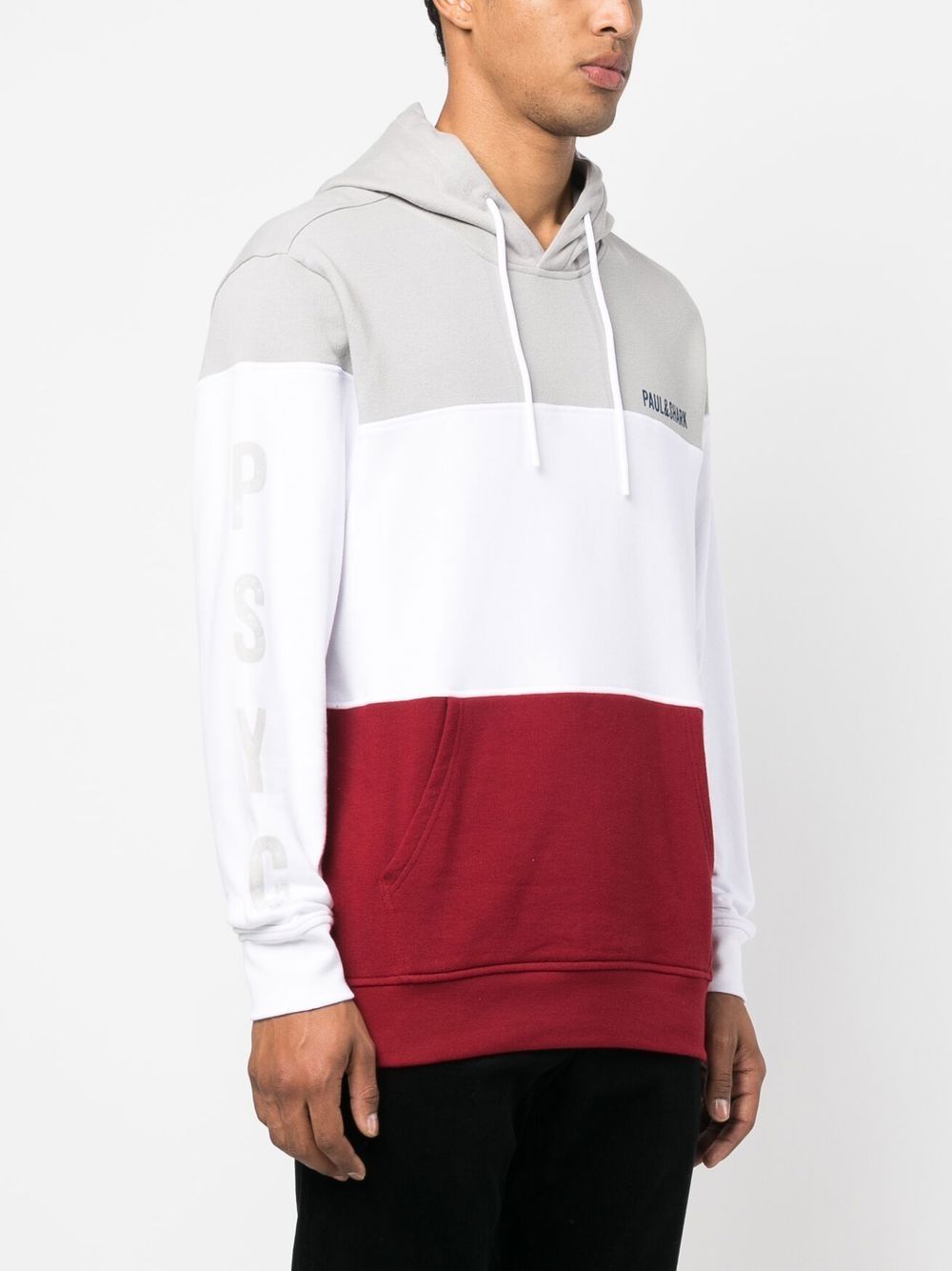 Paul & Shark logo-print colour-block Hoodie - Farfetch