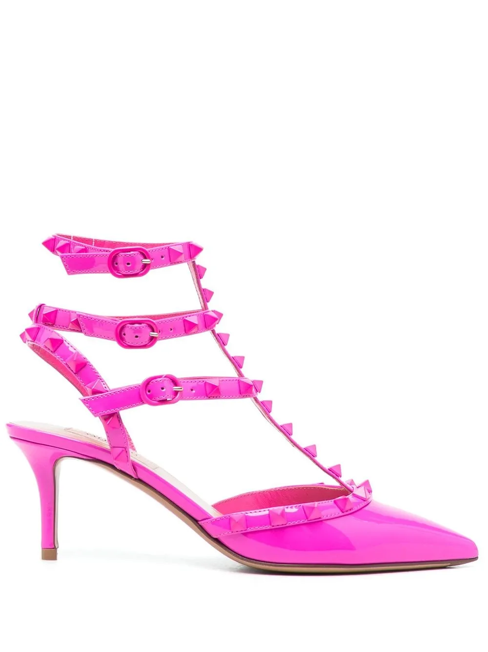 

Valentino Garavani Rockstud point-toe pumps - Pink