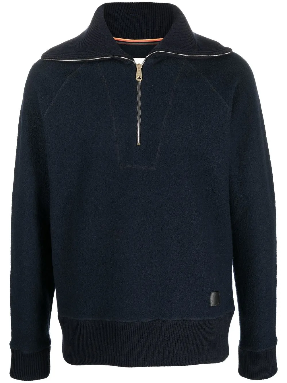 

Paul Smith suéter con medio cierre - Azul