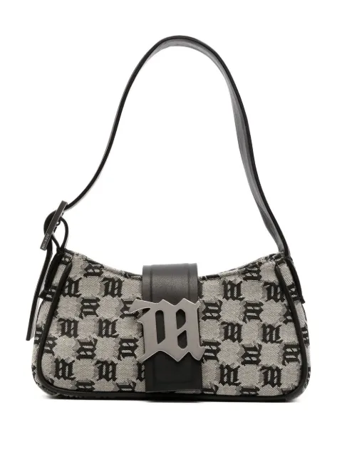 MISBHV - logo-pattern print shoulder bag