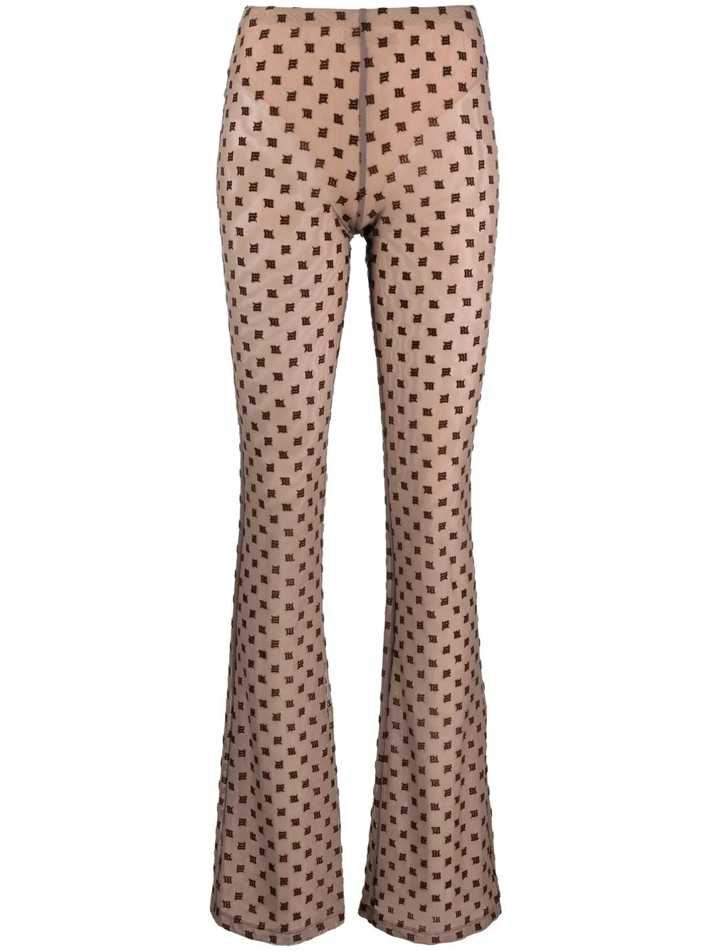 

MISBHV Monogram mesh trousers - Red