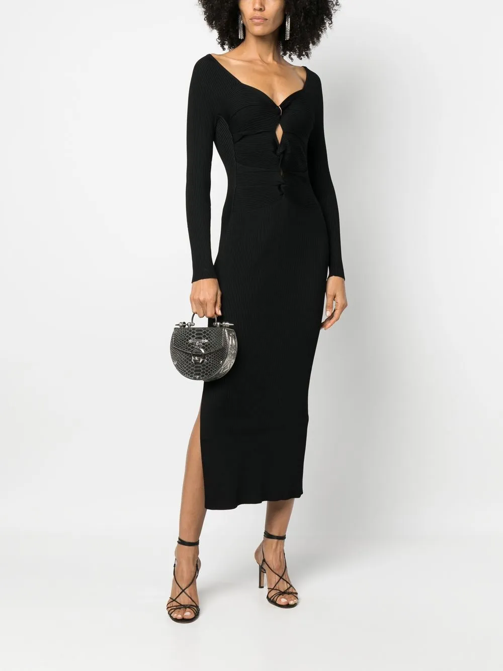 Cult Gaia Melissa ribknit Maxi Dress Farfetch