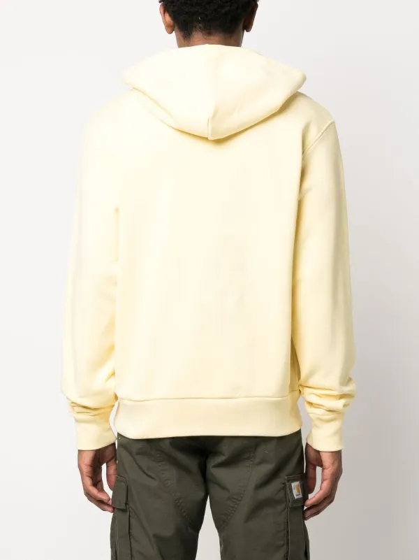 Adidas Hoodie Med Slogan Gul FARFETCH SE
