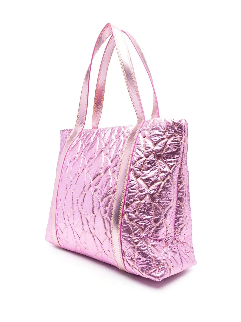 Sophia Webster Gia Metallic Quilted Tote Bag Farfetch