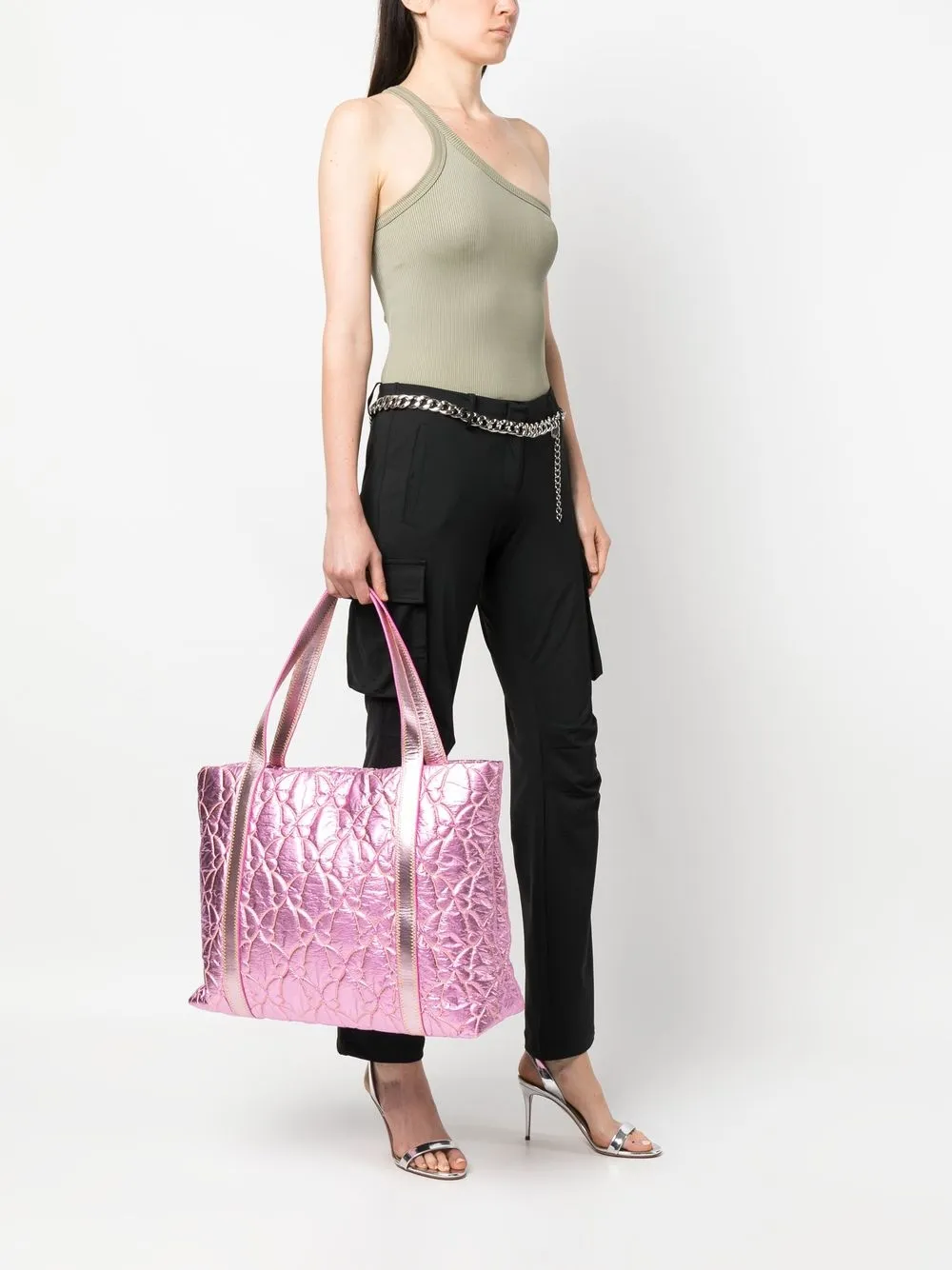 Image 2 of Sophia Webster Metallische Handtasche
