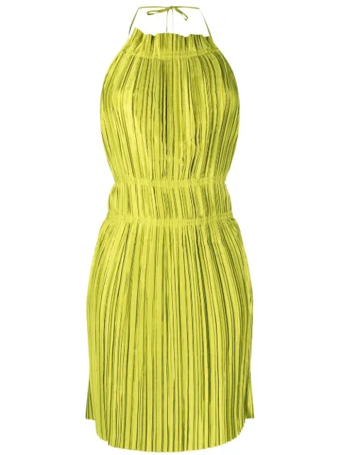Cult Gaia - Bethanie plissé satin mini dress