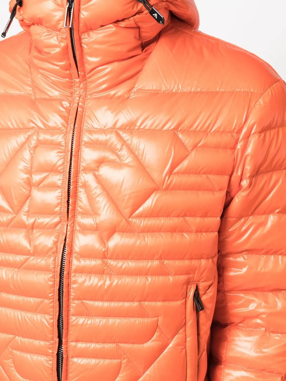 Emporio Armani zipup Padded Down Jacket Farfetch