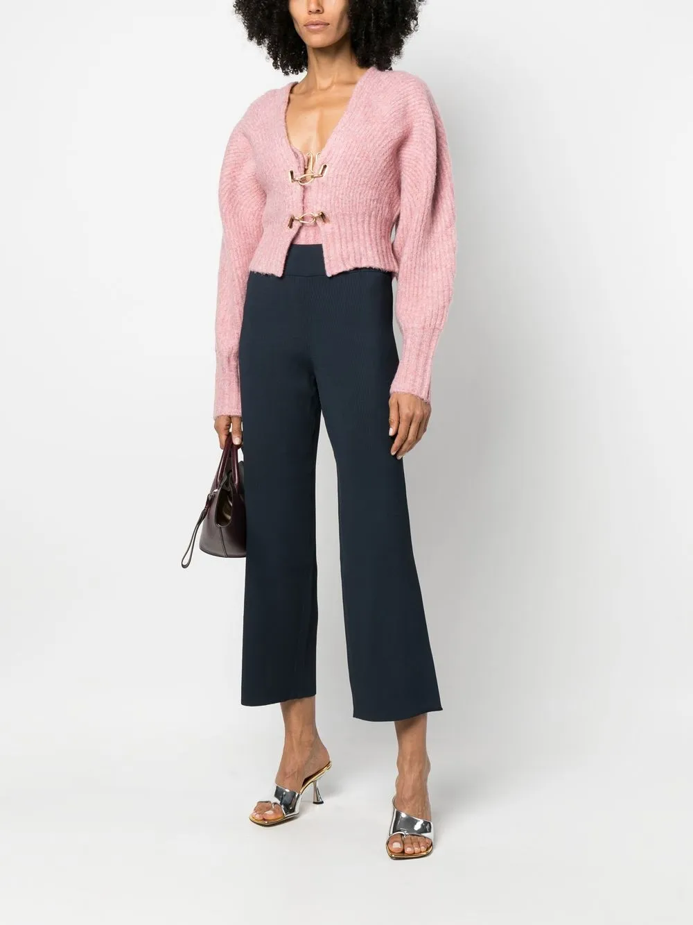 Cult Gaia Cropped vest - Roze