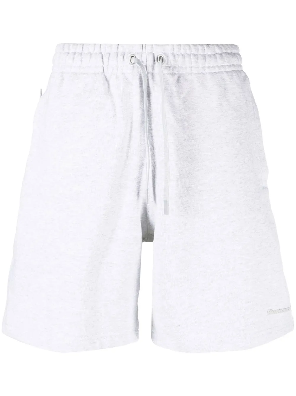 

adidas drawstring track shorts - Gris