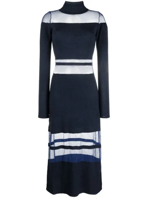 Cult Gaia panelled high neck maxi dress