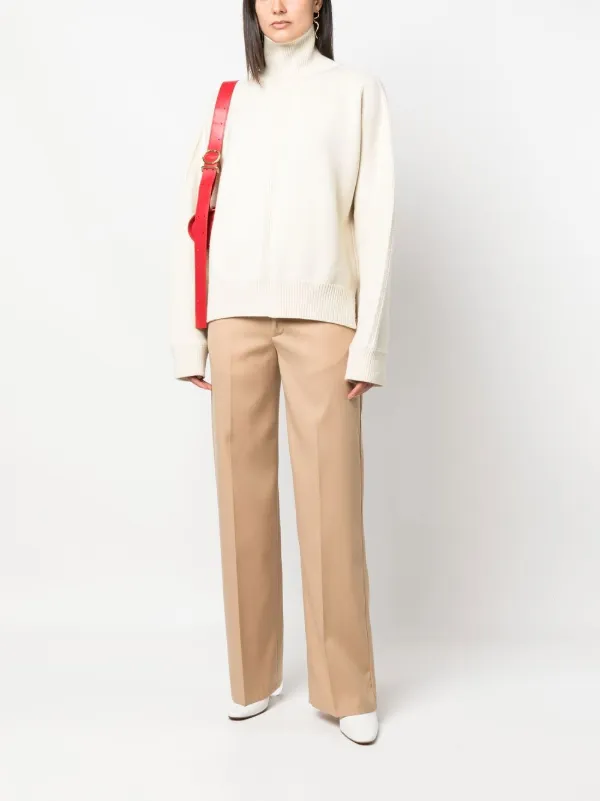 Jil Sander ストレートパンツ | ブラウン | FARFETCH JP