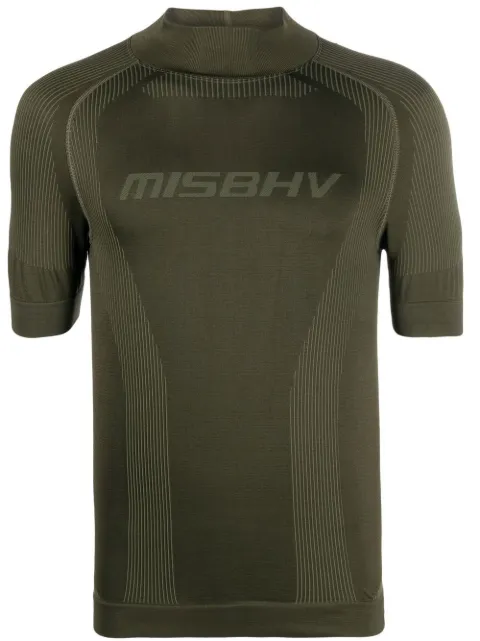 MISBHV - logo print fitted top