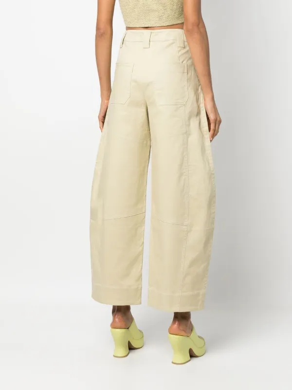 Tapered wide leg trousers new arrivals