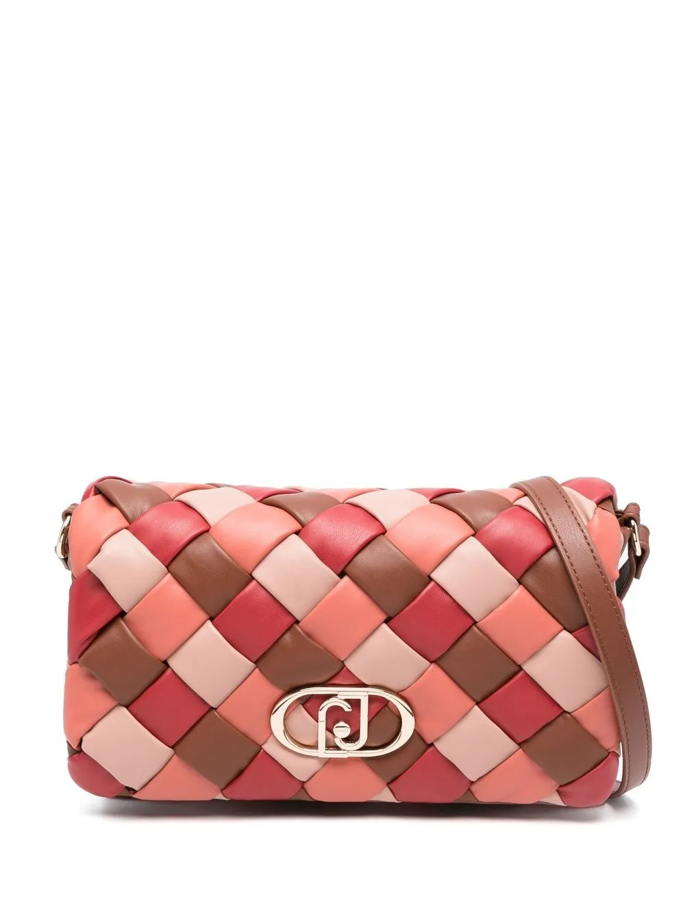 

LIU JO Woven crossbody bag - Brown