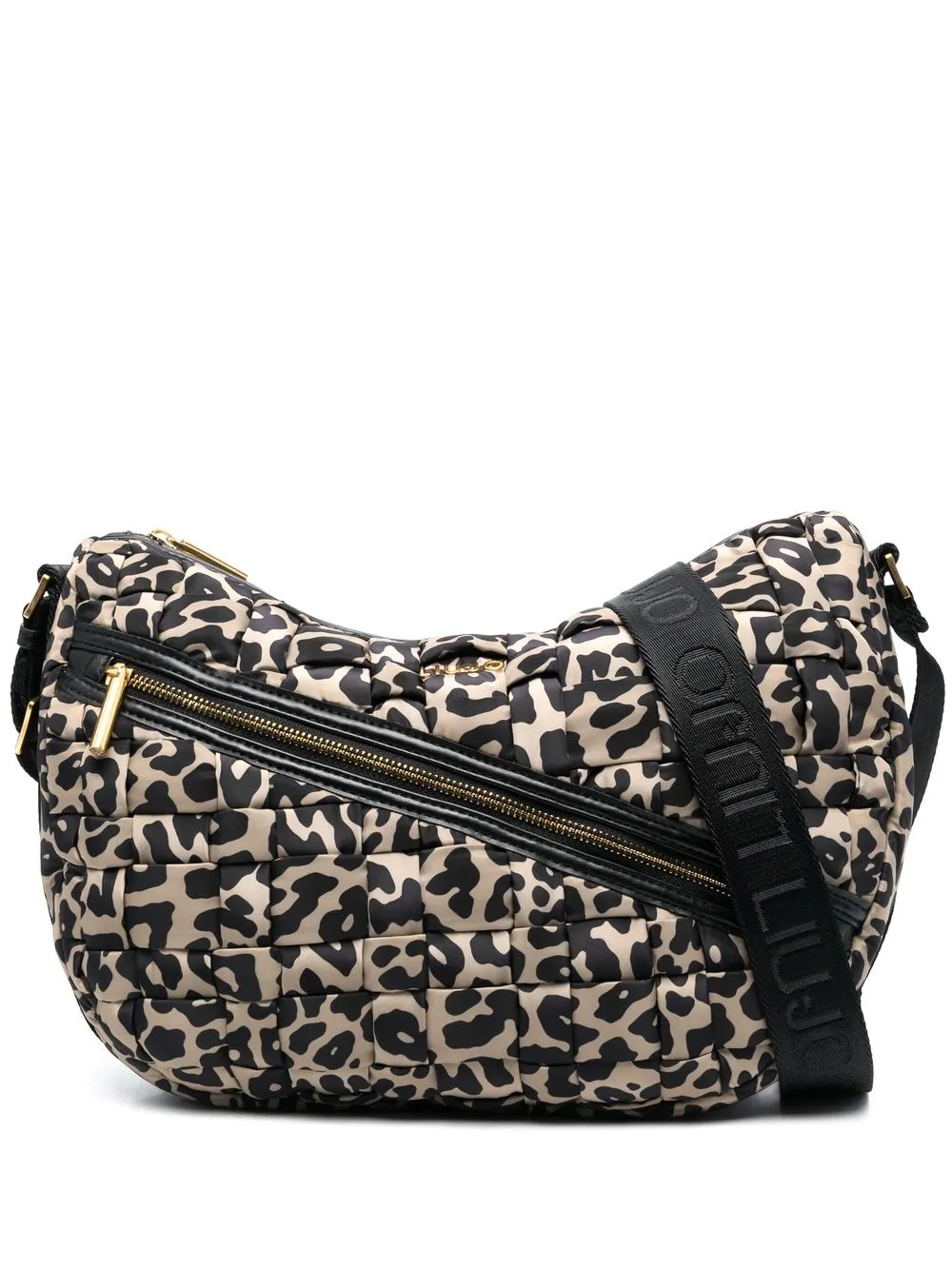 

LIU JO leopard-print shoulder bag - Black