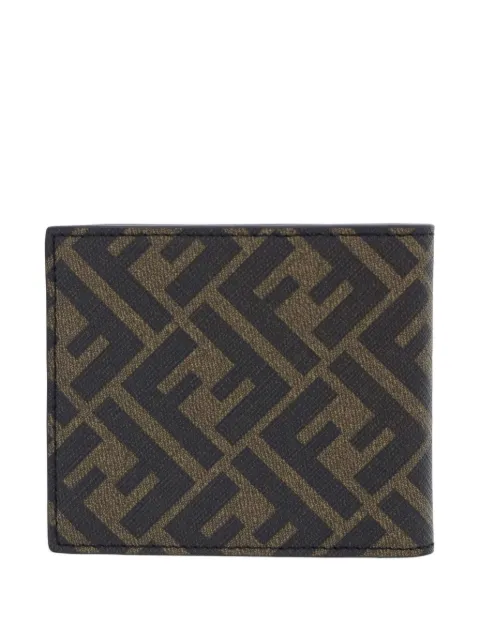 FENDI FF-pattern leather wallet