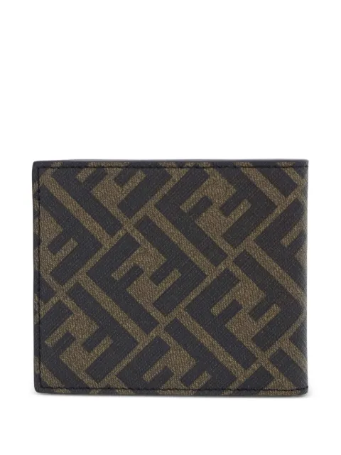 FENDI FF-pattern leather wallet