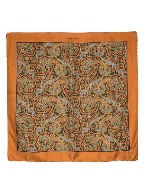 Maison Margiela paisley-print silk foulard