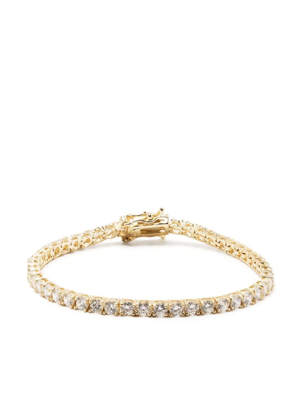 

Loulou x Obsidian crystal-embellished bracelet - Gold