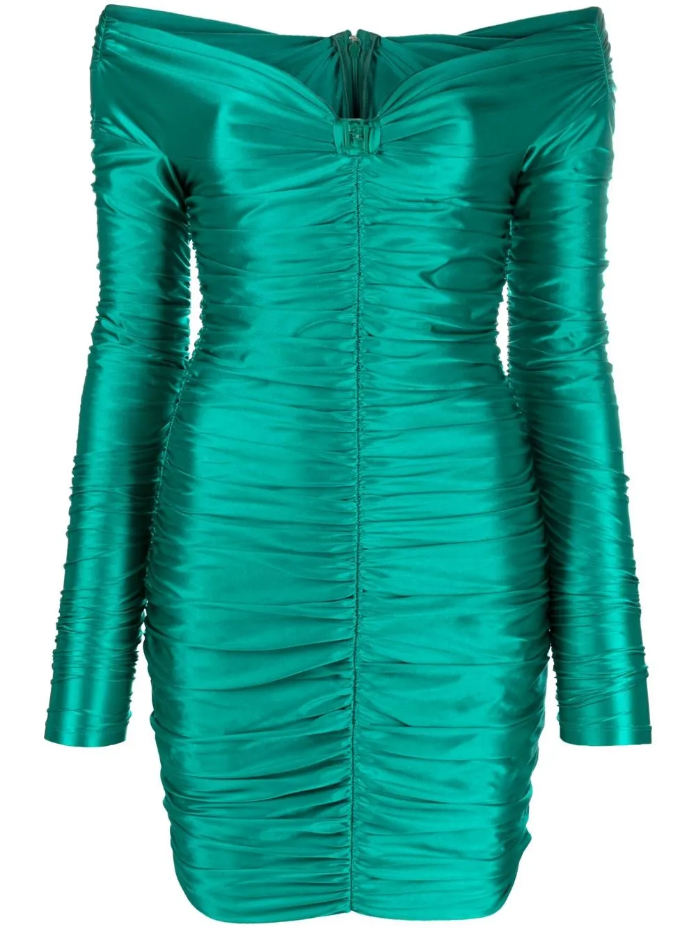 

Elisabetta Franchi gathered mini dress - Green