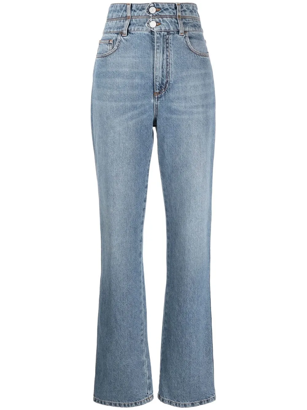 

Philosophy Di Lorenzo Serafini high-waisted straight-leg jeans - Blue