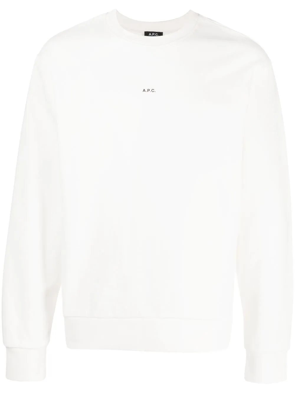 

A.P.C. sudadera con logo estampado - Blanco