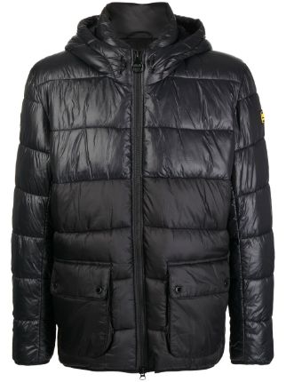 Barbour black 2025 hooded jacket