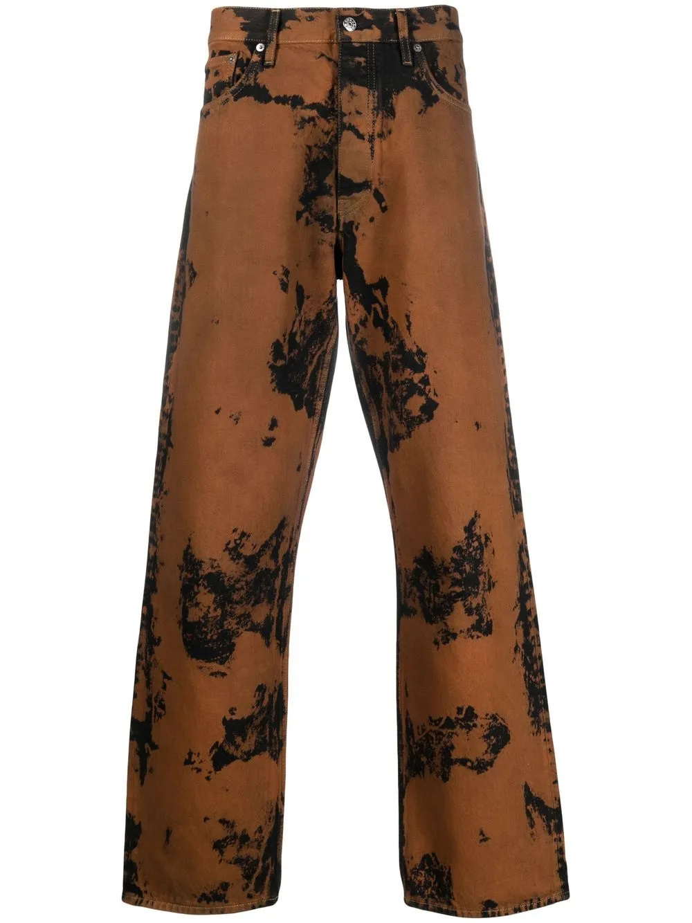 

Sunflower tie-dye wide leg trousers - Brown