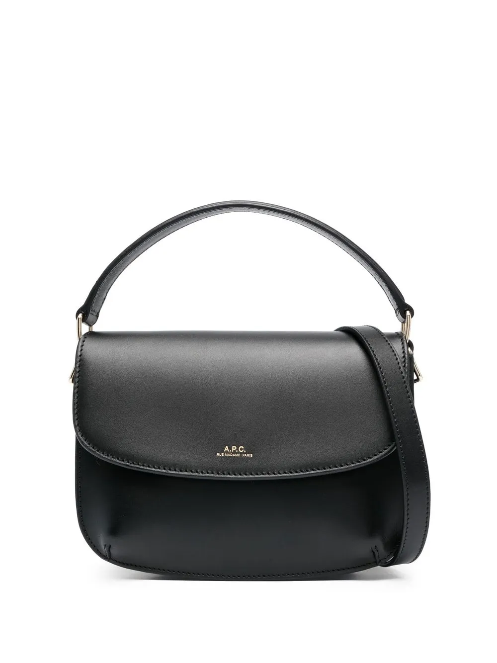 

A.P.C. Sarah leather shoulder bag - Black