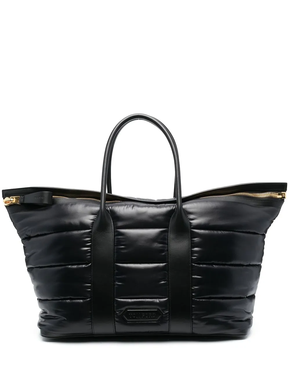 

TOM FORD quilted-finish padded holdall - Black