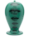 Fornasetti face-print ceramic vase - Green