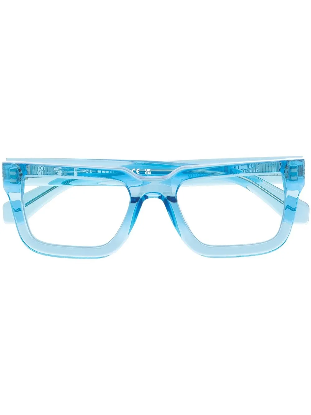 

Off-White square-frame glasses - Blue