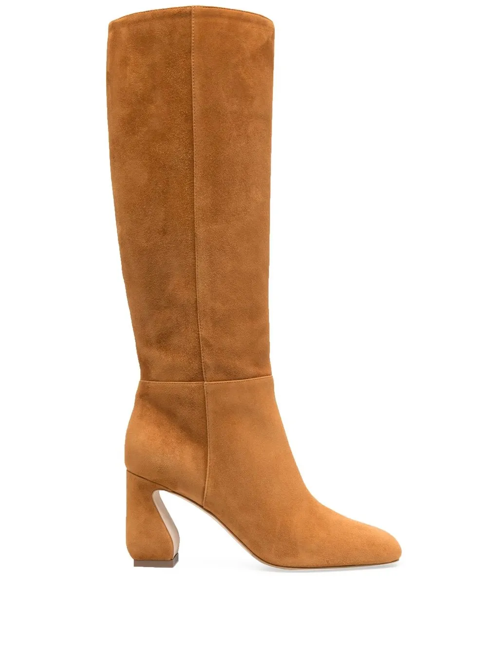 

Si Rossi knee-length 77mm block-heel boots - Brown