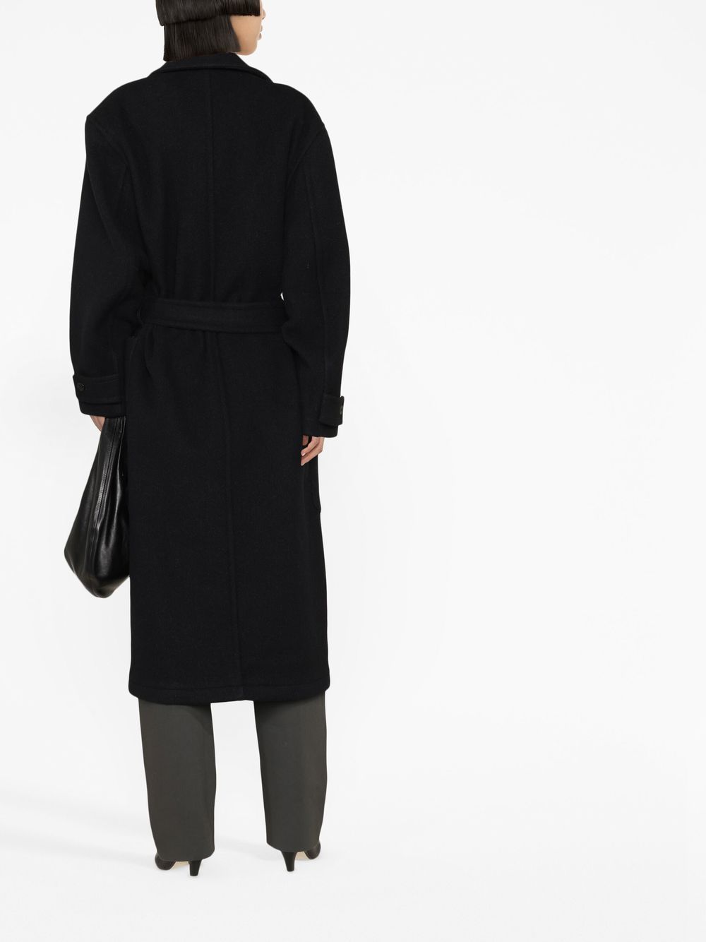 LEMAIRE Belted single-breasted Coat - Farfetch