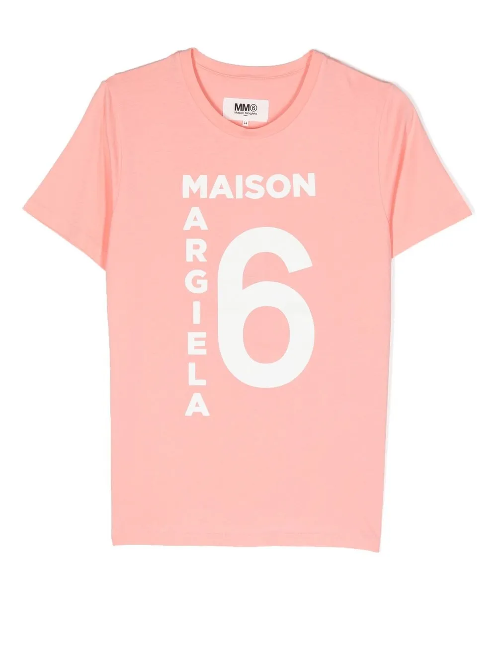

MM6 Maison Margiela Kids logo-print cotton T-shirt - Pink