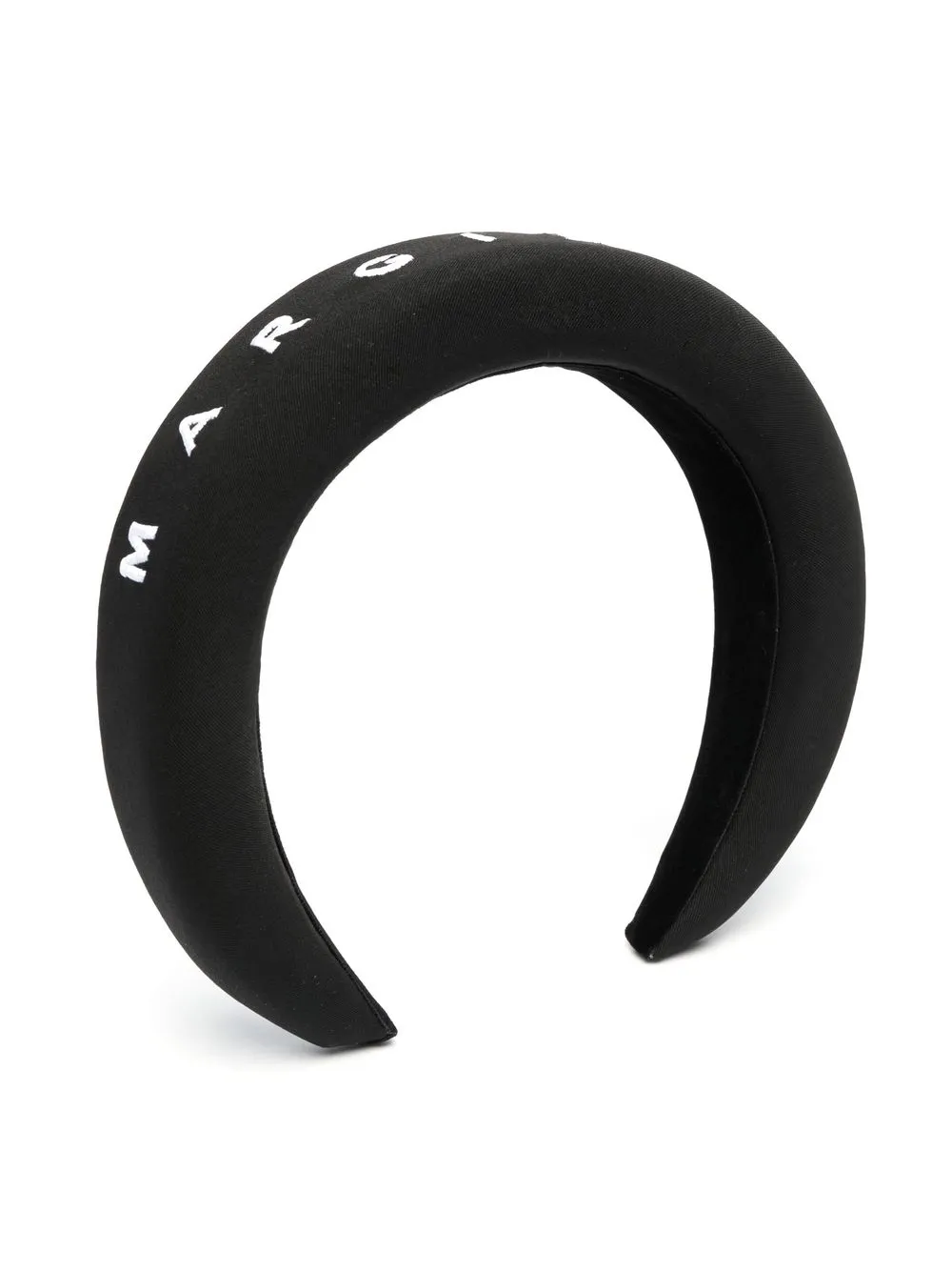 

MM6 Maison Margiela Kids logo print padded headband - Black