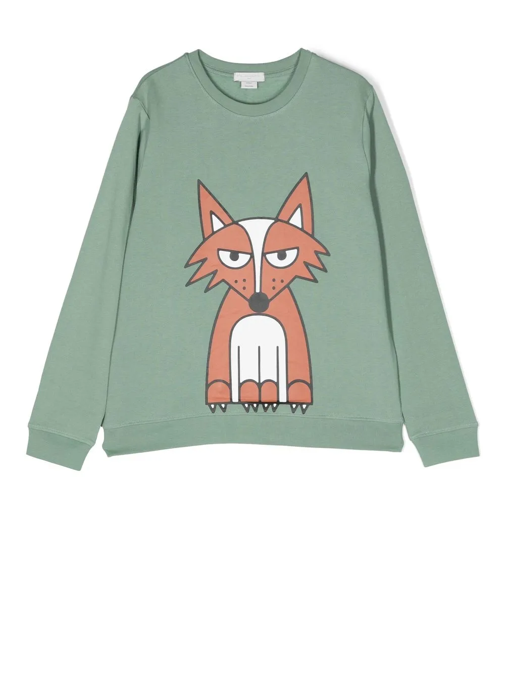 

Stella McCartney Kids Fox-print long-sleeve sweatshirt - Green