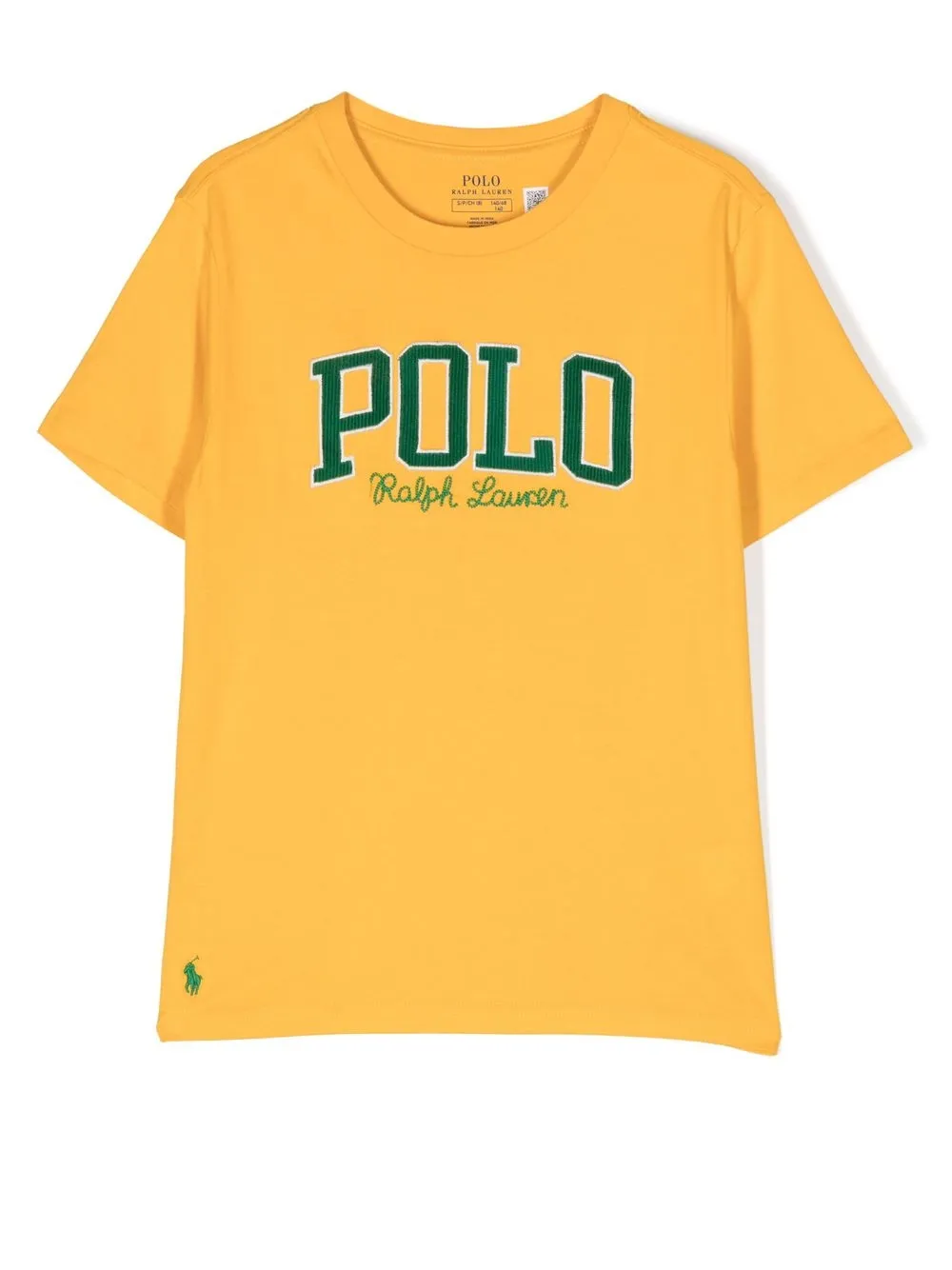 

Ralph Lauren Kids logo-print detail T-shirt - Yellow