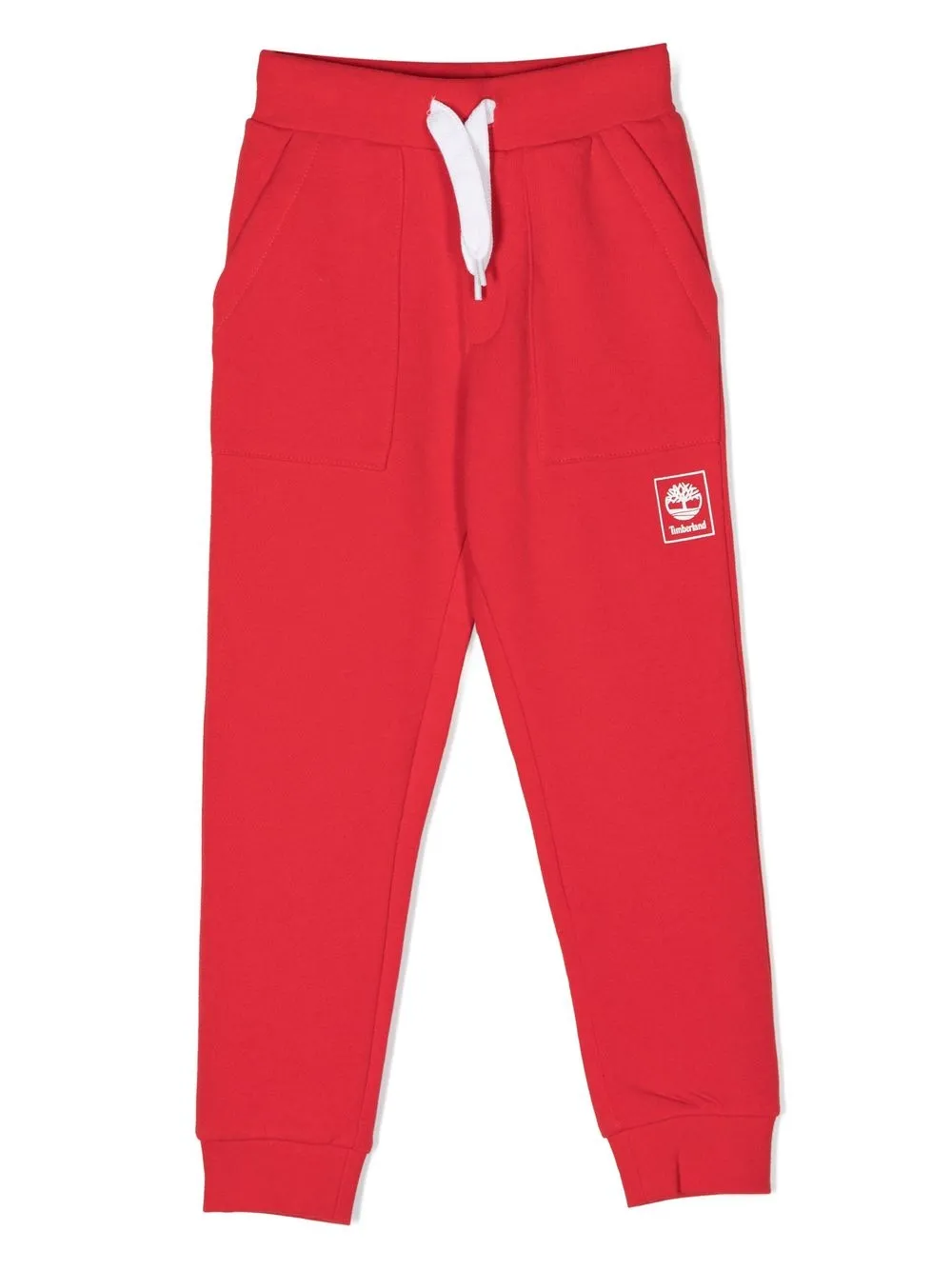 

Timberland Kids logo print track pants - Red