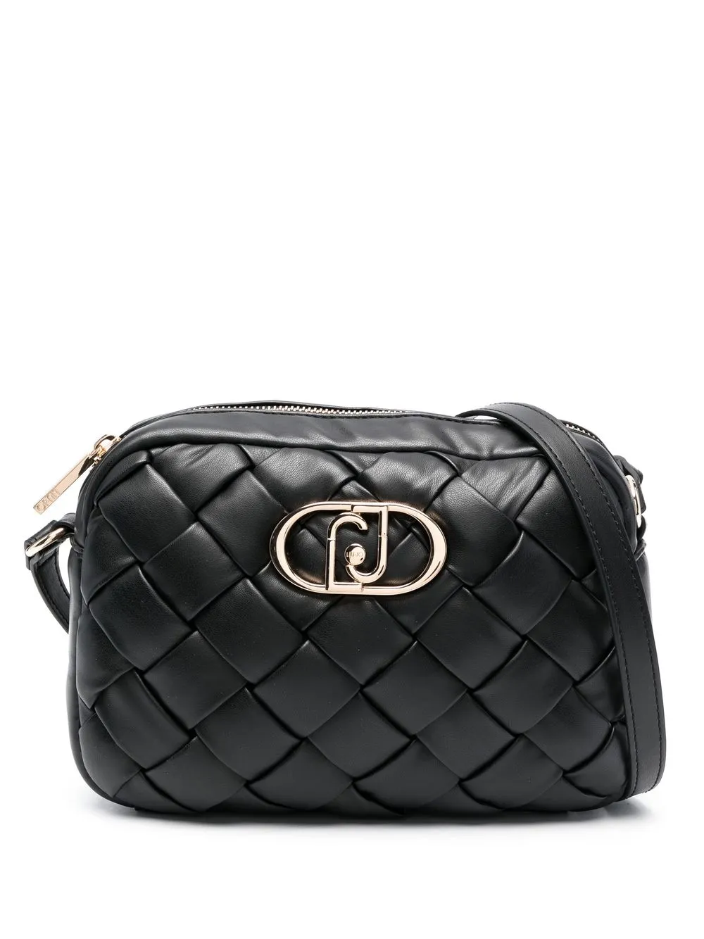 

LIU JO quilted faux-leather shoulder bag - Black