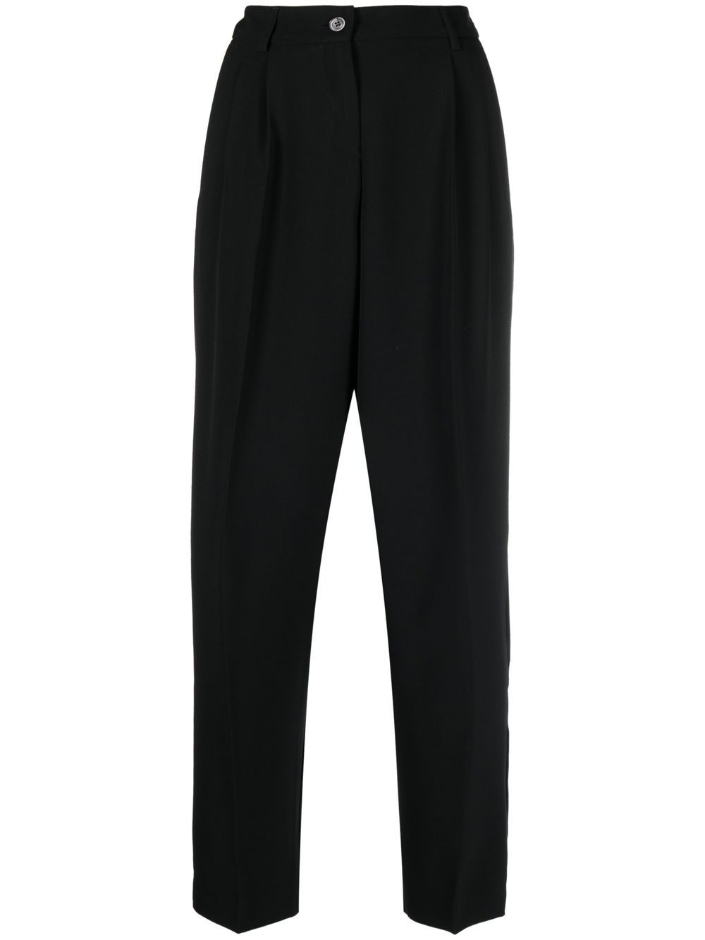 Cenere GB tapered high-waist trousers - Black