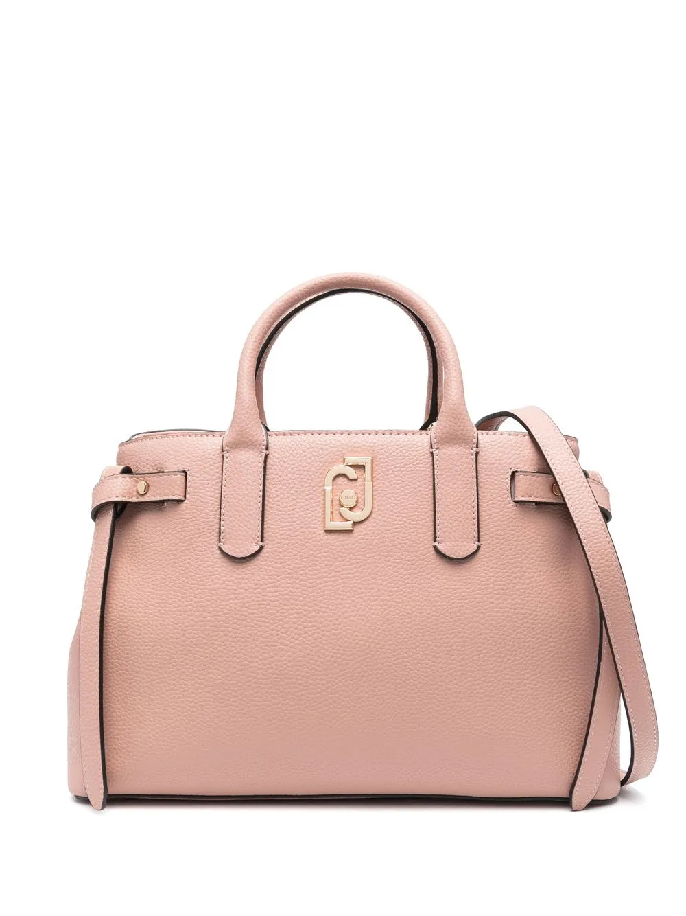 

LIU JO tote con placa del logo - Rosado
