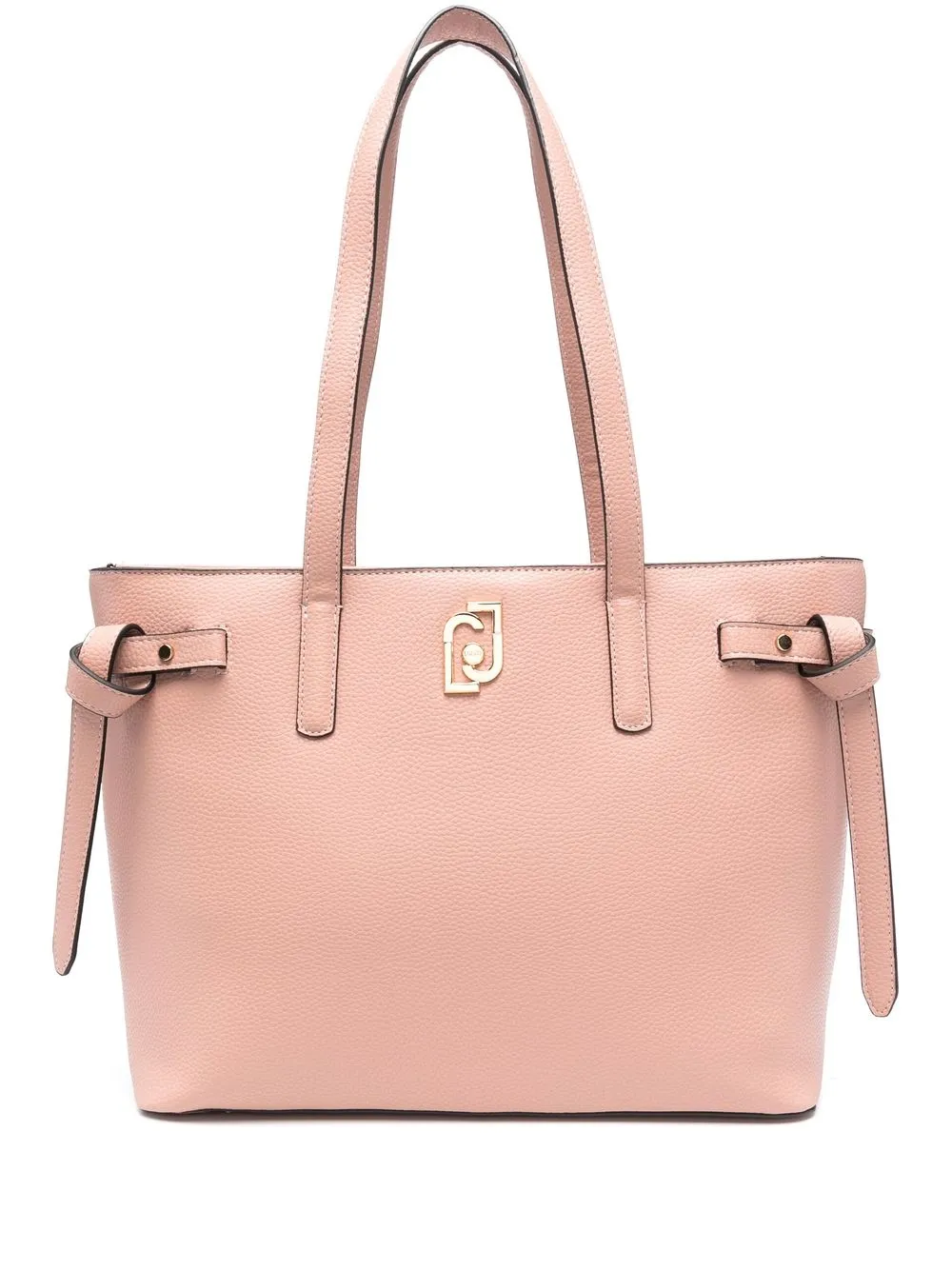 

LIU JO large logo-plaque shoulder bag - Pink
