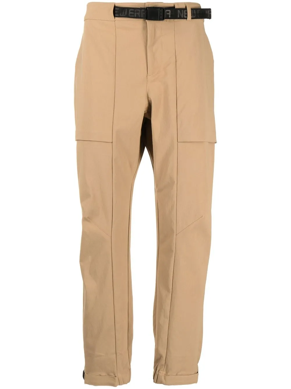 

NEW ERA CAP tapered-leg cropped trousers - Brown