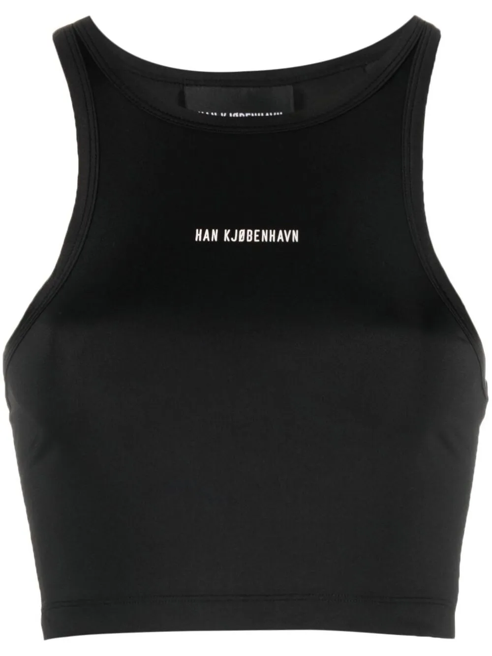 

Han Kjøbenhavn cropped racerback top - Black