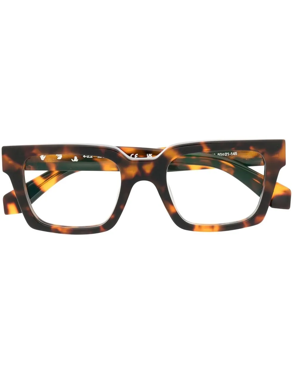 

Off-White Arrows square-frame glasses - Brown